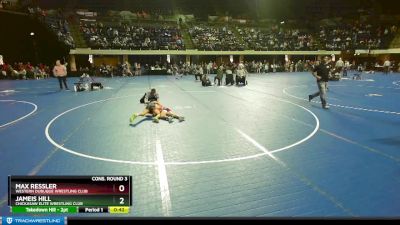 84 lbs Cons. Round 3 - Jameis Hill, Chickasaw Elite Wrestling Club vs Max Ressler, Western Dubuque Wrestling Club