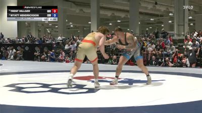 125 lbs Semis - Trent Hillger, Gopher Wrestling Club vs Wyatt Hendrickson, Cowboy RTC / WCAP