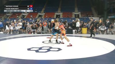 150 lbs Champ. Rd Of 32 - Mathias Hogue, Montana vs David Burchett, Colorado