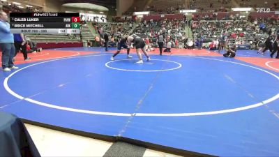 285 lbs Cons. Semi - Brice Mitchell, Arkansas vs Caleb Luker, Pottsville Apache Youth Wrestling