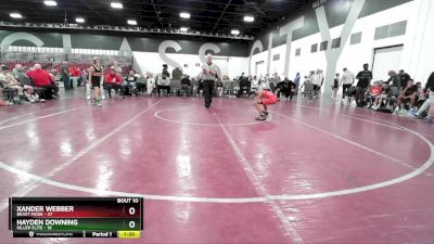 85 lbs Round 3 (8 Team) - Hayden Downing, Killer Elite vs Xander Webber, Beast Mode