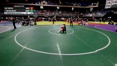 5A 145 lbs Semifinal - Taylin Silco, Lubbock Cooper vs Lily Doyle, Argyle