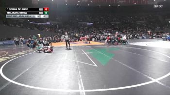 6A/5A Girls 115 Cons. Round 3 - Malakaya Ottow, Bend Girls vs Gemma DeLance, Redmond Girls