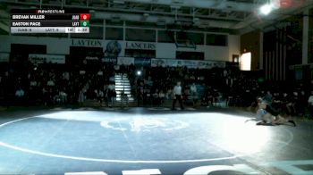 126 lbs Easton Pace, Layton vs Brevan Miller, Juab