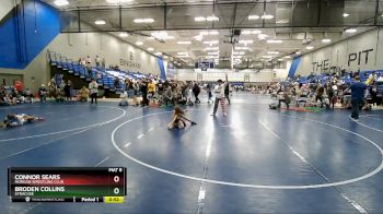 43-47 lbs Round 2 - Broden Collins, SYRACUSE vs Connor Sears, Morgan Wrestling Club