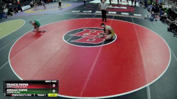 Quarterfinal - Keegan Poppe, Wisner-Pilger vs Francis Pieper, North Platte St. Pat`s
