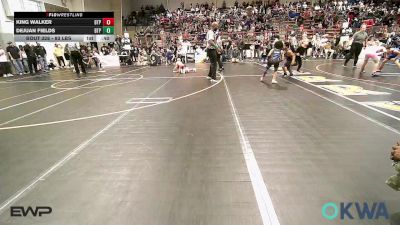 83 lbs Consolation - King Walker, Tulsa Blue T Panthers vs Dejuan Fields, Tulsa Blue T Panthers