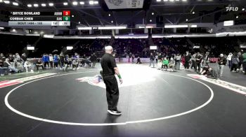 165 lbs 3rd Place Match - Bryce Rowland, Auburn vs Corban Chen, Southlake Carroll