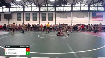 85-93 lbs Quarterfinal - Isaac Showalter, Backyard Brawlers - Midwest vs Cam Whitehead, Alber Athletics