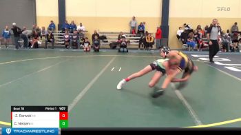 110 lbs 1st Place Match - Zeke Ranvek, MN Elite vs Cayden Neisen, Scoring Edge