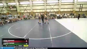 126 lbs Round 2 (8 Team) - Aiden Downing, MONTANA1 vs Carson Exferd, Idaho2