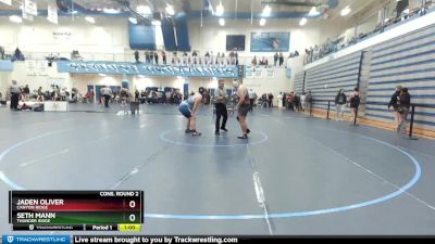 285 lbs Cons. Round 2 - Seth Mann, Thunder Ridge vs Jaden Oliver, Canyon Ridge