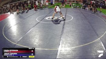 132 lbs Quarters & Wb (16 Team) - Owen Peterson, Alaska 2 vs ORION CERVERA, Nevada SILVER