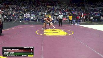 144 lbs Cons. Round 2 - Zachary Michaud, Beat The Streets Chicago-Oak Park vs Brody Stien, Alber Athletics WC