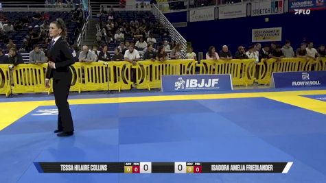 Isadora Amelia Friedlander vs Tessa Hilaire Collins 2025 Pan IBJJF Jiu-Jitsu No-Gi Championship