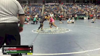 165 lbs Cons. Semi - Elaina Pollock, Laney vs Jayden Holmes, Olympic 