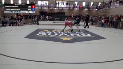 126 lbs Cons. Round 1 - Garett Bruner, Iowa vs Jase Dangelser, Big Game Wrestling Club