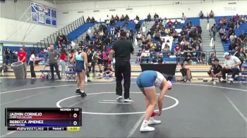 110 lbs Cons. Round 2 - Jazmin Cornejo, Cerritos College vs Rebecca Jimenez, Unattached
