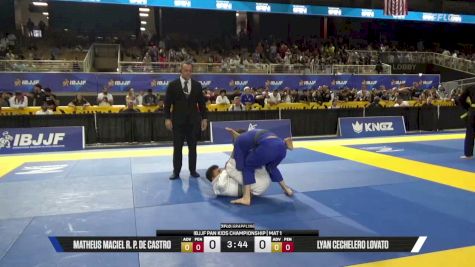 Matheus Maciel R. P. De Castro vs Lyan Cechelero Lovato 2026 Pan Kids Jiu-Jitsu IBJJF Championship