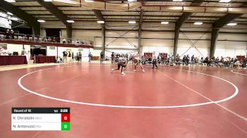 157 lbs Round Of 16 - Ronnie Christolin, Wesleyan vs Nick Antonucci, Plymouth