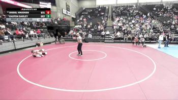 4A 126 lbs 5th Place Match - Easton Darley, Green Canyon vs Diesel Knudsen, West Field