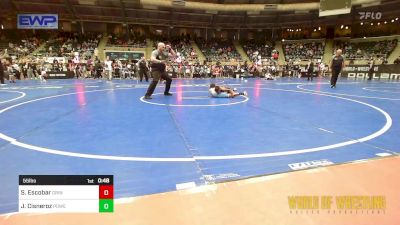 55 lbs Round Of 16 - Sebastian Escobar, Grindhouse vs Jax Cisneroz, Powerhouse Comanche OK