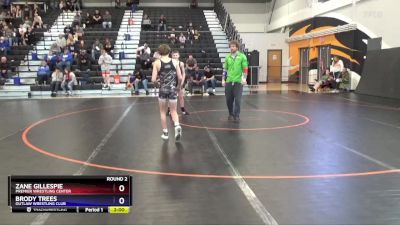 14U-3 lbs Round 2 - Zane Gillespie, Premier Wrestling Center vs Brody Trees, Outlaw Wrestling Club