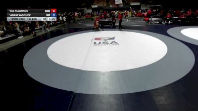 140 lbs 1st Place Match - Eli Alvarado, Daniel Cormier Wrestling Club vs Adam Vasquez, Rough House Wrestling