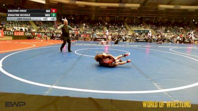 45 lbs 2nd Place - Caliyah Cruz, Grindhouse vs Evalynn Schulz, Smooth Moves