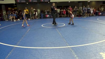 58 lbs Quarters - Makai Garo, Avalanche Wrestling Association vs Theodore Fritinger, St. Gertrude Bulldogs Wrestling Club