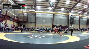 125 lbs Champ. Round 1 - Kelly Lemons, Hilliard Bradley vs Allison Hegg, Oakton HS