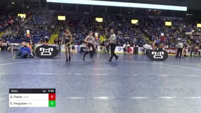 80 lbs Consy 3 - Gabriel Fisher, Jersey Shore vs Elijah Ferguson, Pine Richland