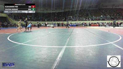 92 lbs Semifinal - Alexander Fee, Enid Junior High vs Colton Durant, Broken Arrow