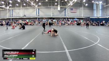 64 lbs Round 1 (4 Team) - Logan Vallalla, Mat Assassins Black vs Cruz Astorino, U2 Uprising Black