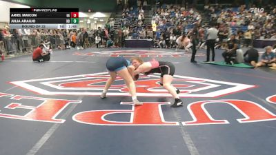 160 lbs Round Of 32 - Ariel Maicon, GA vs Julia Araujo, ND