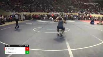 4A-152 lbs Semifinal - KJ Evans, Heritage Hall vs Grant Edwards, Fort Gibson