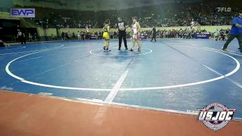 130 lbs Rr Rnd 4 - Anthony Drain, Mustang Bronco Wrestling Club vs Allison Hatcher, Midwest City Bombers Youth Wrestling Club