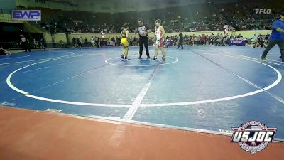 130 lbs Rr Rnd 4 - Anthony Drain, Mustang Bronco Wrestling Club vs Allison Hatcher, Midwest City Bombers Youth Wrestling Club