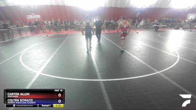 160 lbs Cons. Round 2 - Carter Allen, Wisconsin vs Colten Schultz, Askren Wrestling Academy