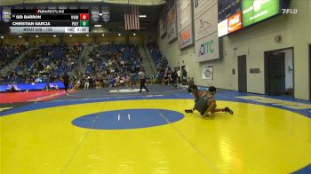 125 lbs Cons. Round 2 - Sid Barron, Unattached-Vanguard vs Christian Garcia, Cal Poly