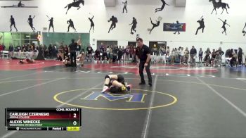 116 lbs Cons. Round 3 - Alexis Winecke, Wisconson Stevens Point vs Carleigh Czerneski, Adrian College