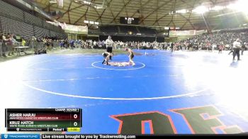 67 lbs Champ. Round 1 - Kruz Hatch, White River Hornets Wrestling Club vs Asher Harju, Anacortes Hawkeyes Wrestling Club