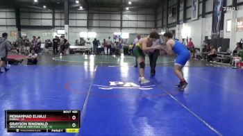 190 lbs Cons. Semi - Mohammad Elhajj, Fairfax vs Grayson Ringwald, Great Bridge Wrestling Club