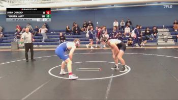 184 lbs 1st Place Match - Kaden Hart, Nebraska-Kearney vs Josh Cordio, Air Force