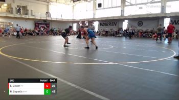 200 lbs Semis (4 Team) - Elsie Olson, Team Minnesota vs Ruby Sepeda, Beast Mode Pink