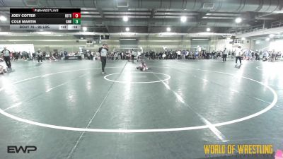 95 lbs Round Of 16 - Joey Cotter, KD Trained vs COLE MARTIN, Greater Heights Wrestling