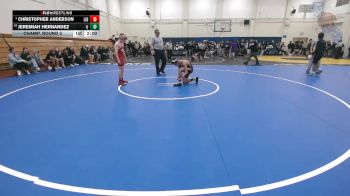 124 lbs Champ. Round 3 - Jeremiah Hernandez, Independence (Bakersfield) vs Christopher Anderson, Liberty