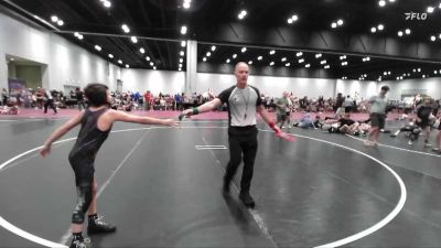 73 lbs Round 4 (6 Team) - Brielle Shannon, NWGA Legends vs Benjamin Myers, SC United