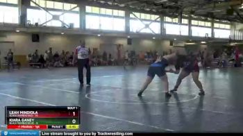 200 lbs Round 1 (4 Team) - Leah Mindiola, Black Mambas Red vs Kiara Ganey, Black Mambas Blue