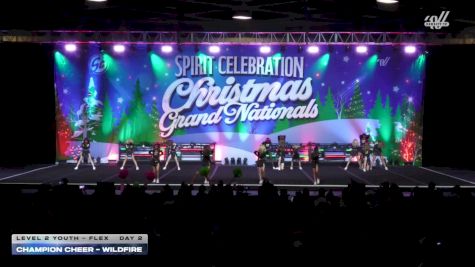 Champion Cheer - Wildfire [2025 L2 Youth - Flex Day 2] 2025 Spirit Celebration Christmas Grand Nationals